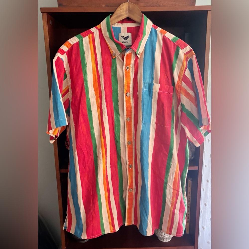 Yiume Mens Hawaiian Aloha Shirt XL